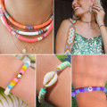 Miniatyrbilde 2 av 5: 6000 stk leireperler for armbåndfremstilling, 24 farger Flat Preppy Be
