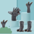 Pikkukuva 1 / 4: Dinosaurus sormi- ja nukkehandi Dino T-rex Nukke Eläin Raptor