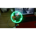 Miniatyrbillede 2 af 4: USB-ventilator med realtidsdisplayfunktion, USB-ventilatorer, sølv (ur)