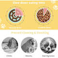 Miniatyrbild 5 av 5: Långsam matningsskål för hundar Anti-Glutton Cat Slow Feeding Bowl Non