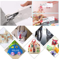 Miniatyrbilde 5 av 5: Rosa Mini multifunksjonell elektrisk symaskin manuell krysssøm