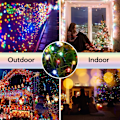 Miniatyrbillede 4 af 5: Solcelledrevne julelys, 20M 200 LED solcelledrevne lyskæder Ou