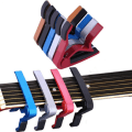 Miniatyrbild 3 av 4: Svart gitarrstämningsklämma - gitarr metallstämningsklämma CAPO folk ele