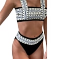 Miniatyrbillede 2 af 5: Sort XL badedragt bikini sæt til kvinder