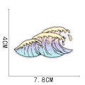 Miniatyrbilde 5 av 5: 18 stk Summer Waves broderte strykemerker