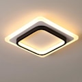 Miniatyrbilde 1 av 5: LED-lamper Liten firkantet nordisk mote svart taklampe for Hal