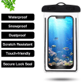 Miniatyrbild 3 av 5: Vattentät smartphone-påse [1-pack], IPX8 touchkänslig vattentät
