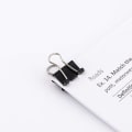 Miniatyrbillede 3 af 5: 12 sorte mapper | 15mm | Alsidig papirclipsholder | Arbejdsbog |