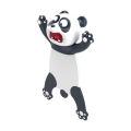 Miniatyrbillede 1 af 3: 3D tredimensionelt dyre kreativt bogmærke panda 2stk
