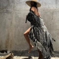 Miniatyrbilde 2 av 3: Stilig Tie Dye Åpen Front Lang Kimono Badetøy Cover up for Wome