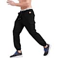 Miniatyrbillede 4 af 5: Herre Jogger Bukser Cargo Sweatpants Elastisk Talje Sweatpants Plus