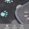 Pikkukuva 3 / 5: 3 kappaletta harmaa Paw Ultra-Soft Plush Koira/Kissa Peitto Medium (80 * 70