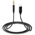 Miniatyrbilde 1 av 5: 3,5 mm hann-til-hunn AUX-bilkabeladapter, bilradio, høyttaler,