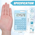 Miniatyrbillede 2 af 5: 2 stk. Basic Standard Lommeregnere Mini Digital Desktop Lommeregnere