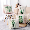 Miniatyrbilde 4 av 5: Set med 4 putetrekk 45 x 45 cm Polyester og lin dekorative