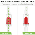 Miniatyrbillede 4 af 5: 6 stk. Akvarie Luftpumpe Check Ventiler Envejs Check Ventiler Pumpe Pro