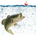 Miniatyrbild 2 av 5: Fiskebojset på röd/vit fiskeboj Snaps hård ABS-boj Men