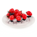 Miniatyrbilde 4 av 5: Maurstikker Fruktdessertgaffel (12 stk) – Gjenbrukbar Maurstikker