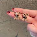 Miniatyrbillede 4 af 5: Små alsidige modeøreringe i bjørnedesign