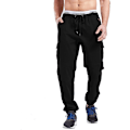 Miniatyrbillede 5 af 5: Herre Jogger Bukser Cargo Sweatpants Elastisk Talje Sweatpants Plus