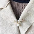 Pikkukuva 5 / 5: 4 kappaletta rintaneuloja naisille, muodikkaita simuloituja helmirintaneuloja