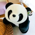 Miniatyrbilde 2 av 3: Simulering Gigant Panda Dukke Plysj Leke Søt Dyr Pude (1 Sett 3