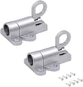 2 stk automatisk dørhasp, laget av aluminiumlegering, egnet for