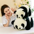 Miniatyrbilde 3 av 3: Simulering Gigant Panda Dukke Plysj Leke Søt Dyr Pude (1 Sett 2