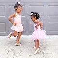 Miniatyrbillede 3 af 3: 1 stk. Camisole Ballet Bodysuit til piger til dans, gymnastik
