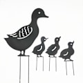 Miniatyrbillede 5 af 5: Udendørs metalhaveindretning, andehavekunst, havemetalstatuer