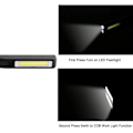 Miniatyrbillede 5 af 5: Genopladelig LED-arbejdslampe, 2 stk. 350 lumen COB-mekanikerlampe