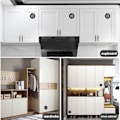 Miniatyrbillede 3 af 5: 8 stk. Rund ventilationsgitter i mesh