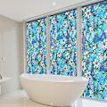 Miniatyrbilde 3 av 4: Stained Glass Window Film Privacy: Window Frosting Film Self Adhe