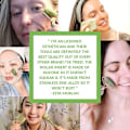 Miniatyrbillede 4 af 5: (3 stykker) Jade Roller & Gua Sha ansigtsværktøj - Ansigtsrulle massage