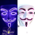 Pikkukuva 3 / 5: LED-valo naamio V for Vendetta EL Line Mask Light Up Halloween