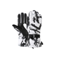 Miniatyrbild 1 av 3: Skidhandskar -30°F Vattentäta Pekskärm Snowboardhandskar för Herrar Dam Varma Vinterhandskar för Kallt Väder (Grå och Vit Medium)