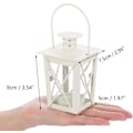 Pikkukuva 5 / 5: Lasilattialyhty / Ripustuslyhty, Kannettava Lasilyhty, Tealight Sm
