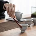 Miniatyrbillede 4 af 4: 4 stk. Bambus teske Håndlavede kaffe værktøjer tesæt tilbehør sæt V