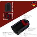 Miniatyrbillede 2 af 5: Ventilkapper, 10 stk., cykelventilkapper, bilventilkapper, motorcykel