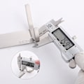 Miniatyrbillede 5 af 5: Badeværelse Frakkeholder Vægmonteret Metal Frakkeholder 4 Kroge Badeværelse