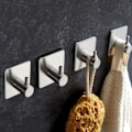 Miniatyrbillede 2 af 5: 4 stk. køkkenrulleholder, 3M klæbende vægkrog, rustfrit stål B
