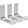 Miniatyrbillede 1 af 5: 3-delt sammenklappelig væghængt krog, usynlig sammenklappelig aluminium w