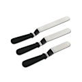 Pikkukuva 1 / 5: 3 Metal Cake Offset Spatula, 15.24cm, 20.32cm ja 25.4cm Frosted