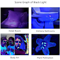 Pikkukuva 4 / 5: SK68 Yksitilainen 300LM Zoomable 396nm UV-Ultraviolet LED Musta Salama