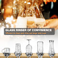 Miniatyrbillede 2 af 5: Glasrenser, rustfrit glasrenser til køkkenvaske, Aut