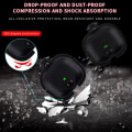 Miniatyrbillede 2 af 5: AirPods 3 3rd Generation Case Cover 2021 Læder med nøglering, S