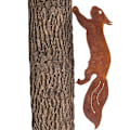 Pikkukuva 2 / 5: Orava-puu - Metallipihakoriste - 42 cm - Luonnollinen ruoste