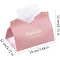 Miniatyrbillede 3 af 5: 2 stk. Tissue Holder, Tissue Box, Læder Tissue Box, V Port De