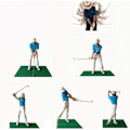 Miniatyrbild 4 av 5: Golf Posture Corrector Swing Posture Arm Angle Fixed Movement Cor