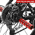 Pikkukuva 2 / 5: 8mm pyörän tappi alumiini liukumaton BMX tappi universaali, 1 pari jalkatappi